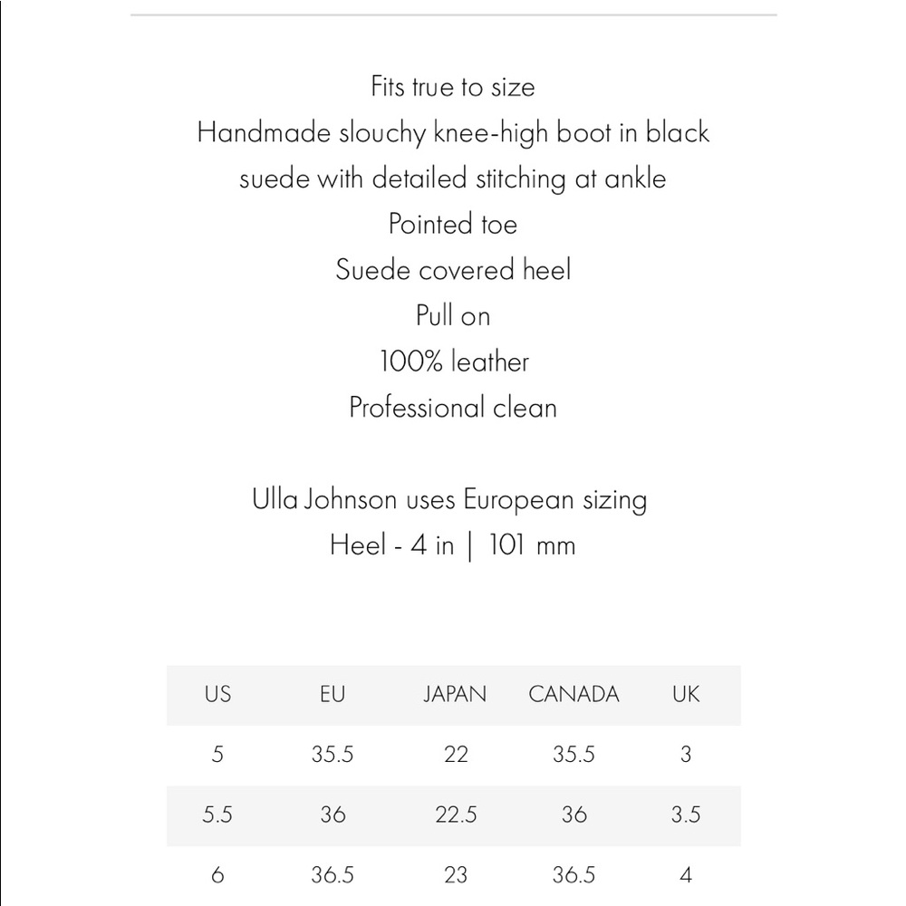 NWT Ulla Johnson Sloane boot in Noir Suede size 39 - Picture 13 of 15